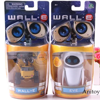 

Wall-E Robot Wall E & EVE PVC Action Figure Collection Model Toys Dolls 6cm