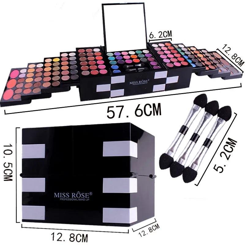 

Make Up Set 142 Color Glitter Eyeshadow Pallete Shadows Professional Makeup Box Matte Eye Shadow Blush Eyebrow Palette