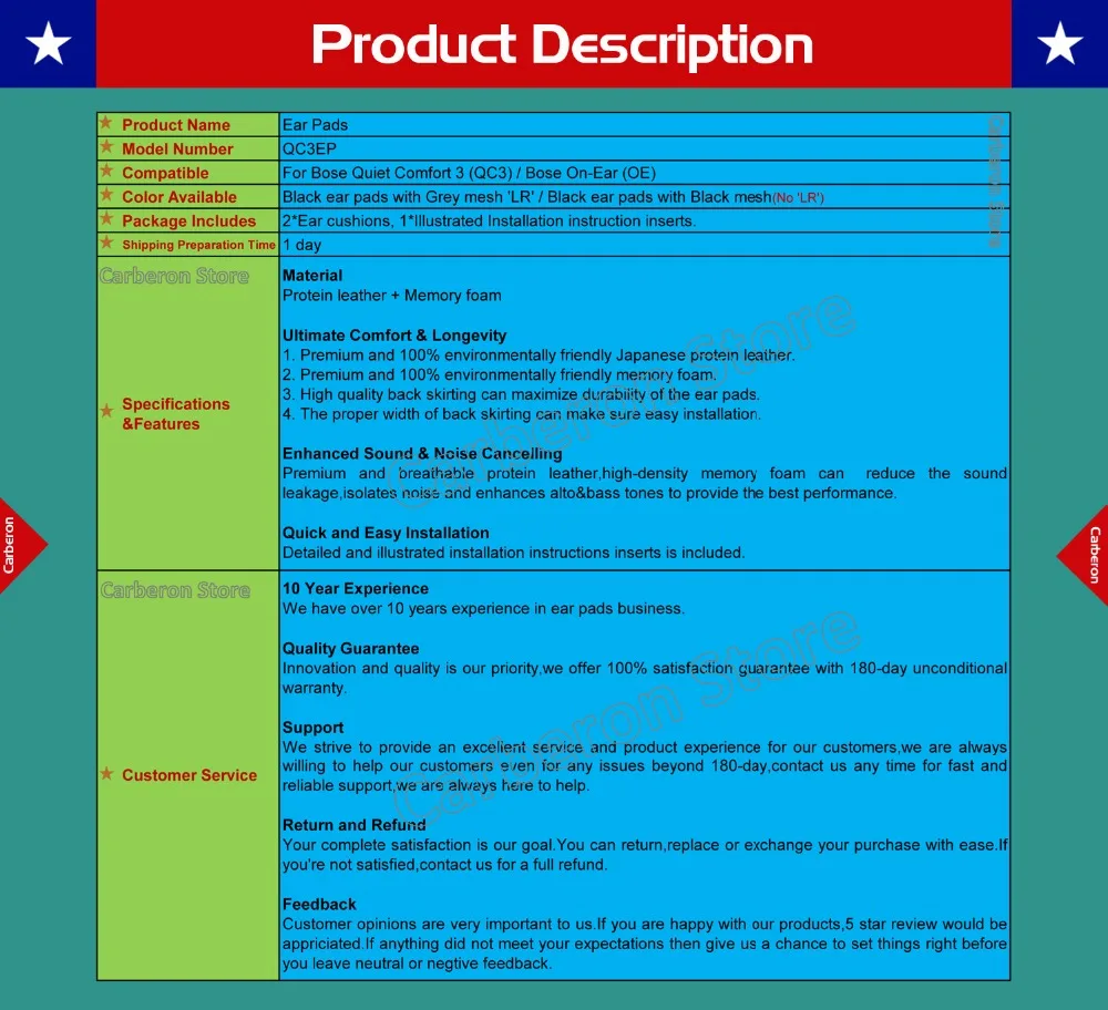 Product Description - QC3EP