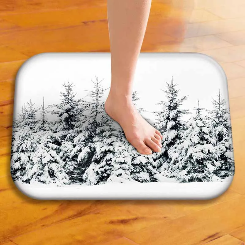 Fashion Modern Forest Scenery Printed Carpets Home Entrance Anti-slip Floor Mat Geometric Kithchen Bathroom Outdoor Rugs Rugzak Fashion Modern Forest Scenery Printed Carpets Home Entrance Anti-slip Floor Mat Geometric Kithchen Bathroom Outdoor Rugs Rugzak
