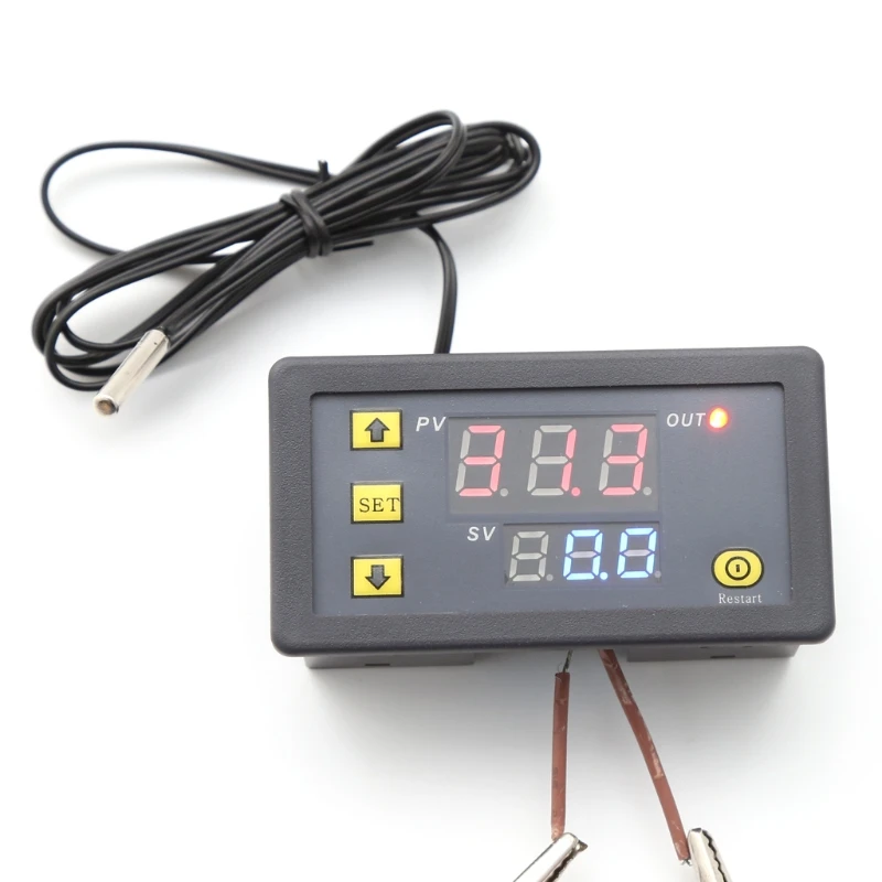 

10A 12V LCD Digital Temperature Controller Temp Sensor Thermostat Control Relay L15