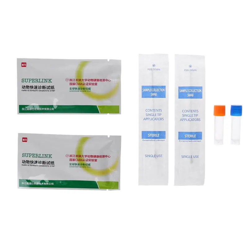 

Pet Dog Test Paper Home Health Detection For Distemper Parvovirus Virus CDV CPV