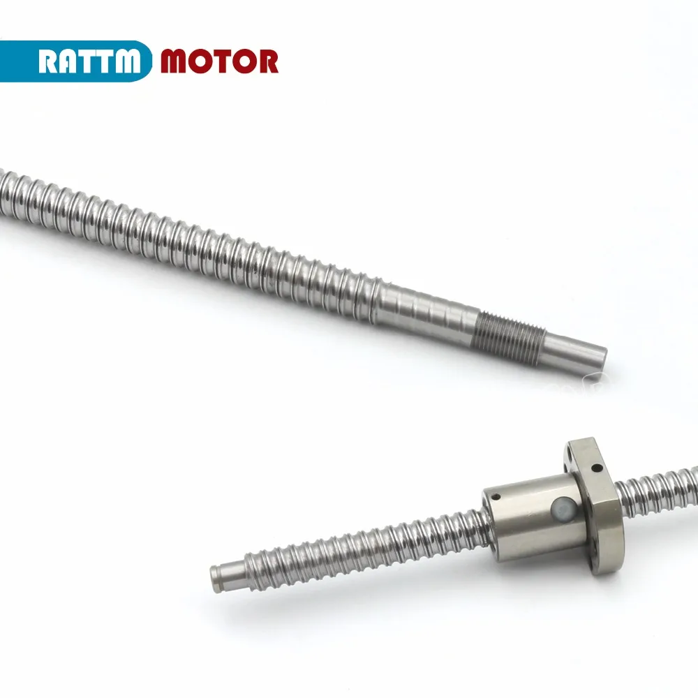 ЕС НДС SFU/RM 1204 шарико-L300/350/400/500/600/650 мм+ 1204 Ballnut+ BK/BF10 концевые поддержки+ шариковая гайка Корпус для станка с ЧПУ