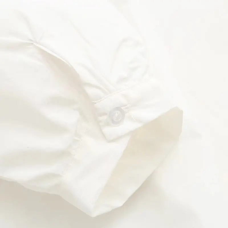 Японская школьная форма в морском стиле, женская Свободная рубашка с матросским воротником, милая хлопковая Повседневная белая блузка в стиле мори для девочек