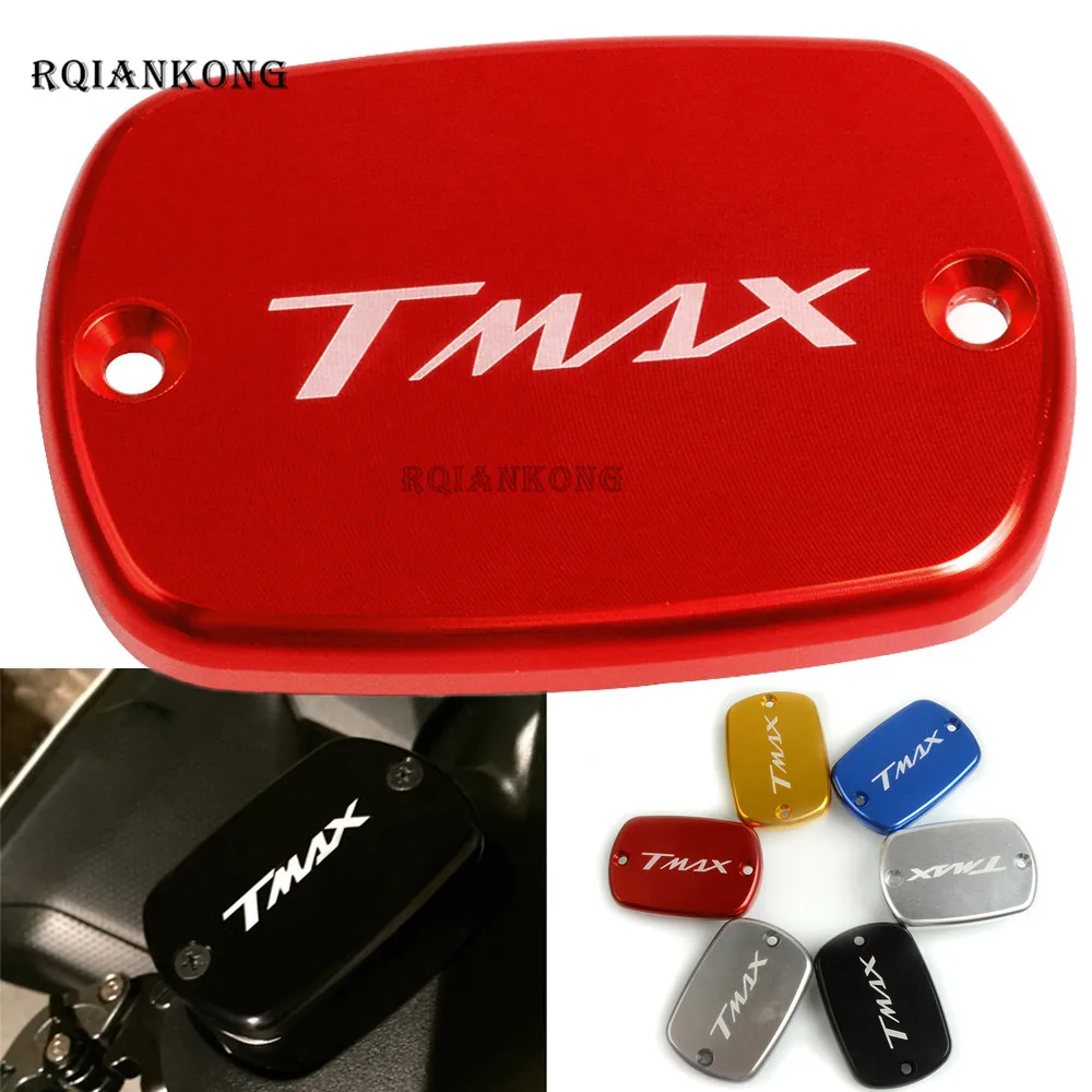 

CNC Motorcycle Motor Bike Brake Fluid Reservoir Tank Cap Cover Protector For YAMAHA TMAX 530/500 T-MAX 530/500 TMAX530 TMAX500