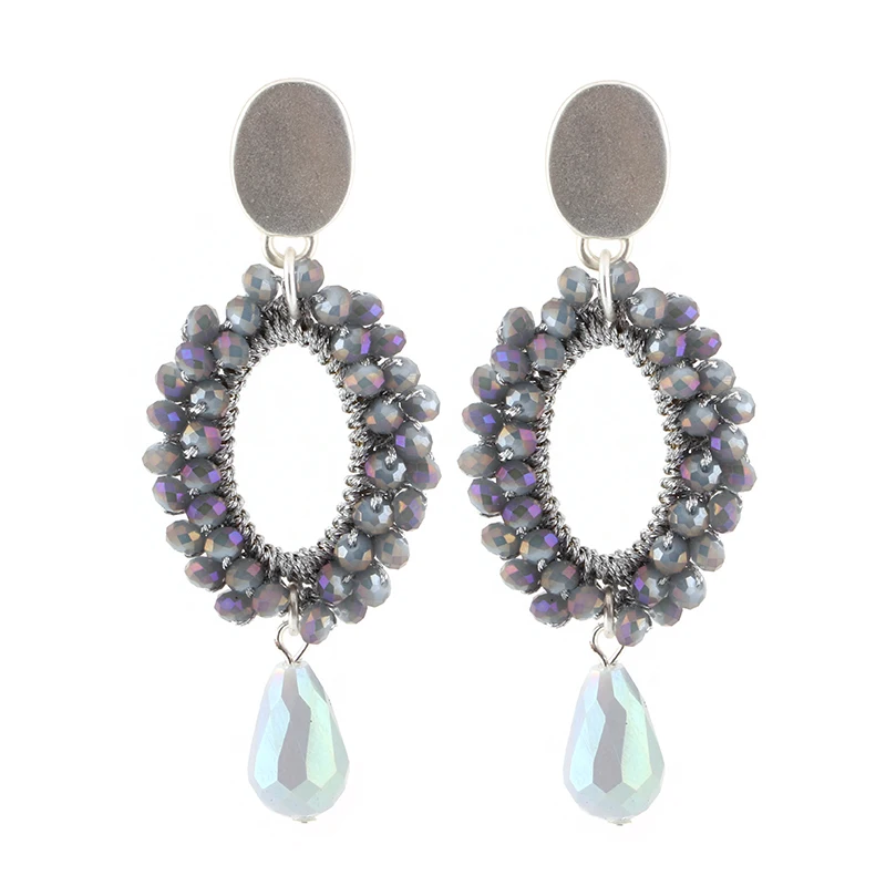 Earrings for woman Blue light
