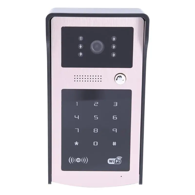 

New Code Keypad IP Wireless WiFi Video Intercom Phone Waterproof Doorbell