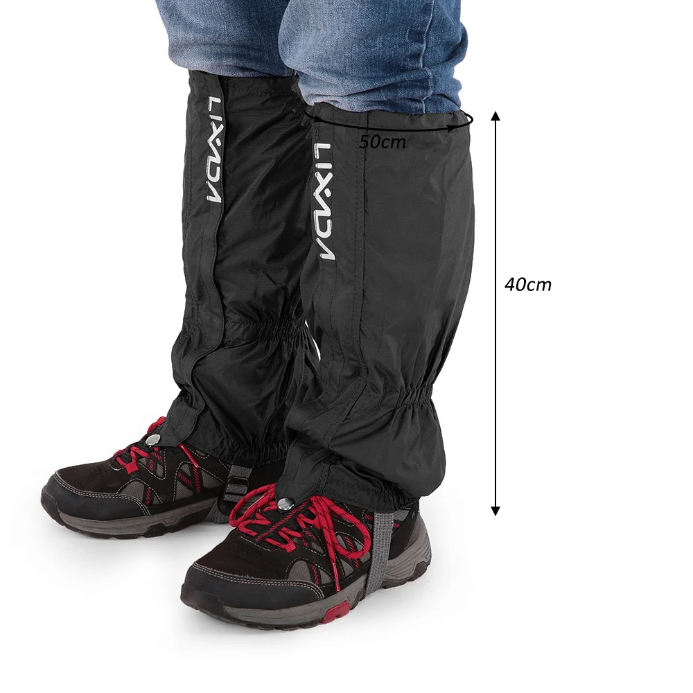 Lixada One Pair of Unisex Gaiters-Zippered Closure 6