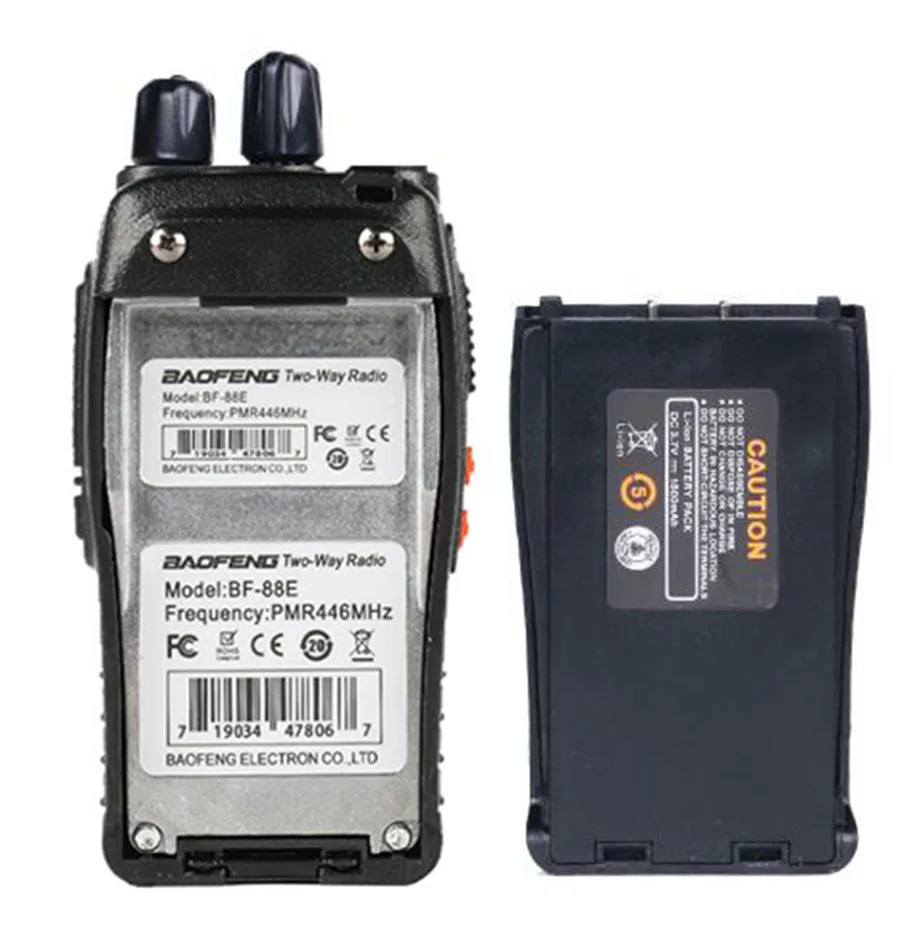 2 шт. мини WalkieTalkie baofeng bf-888s обновление BF-88E uhf pmr pmr446 с 16CH европейская портативная cb радиостанция двухстороннее радио