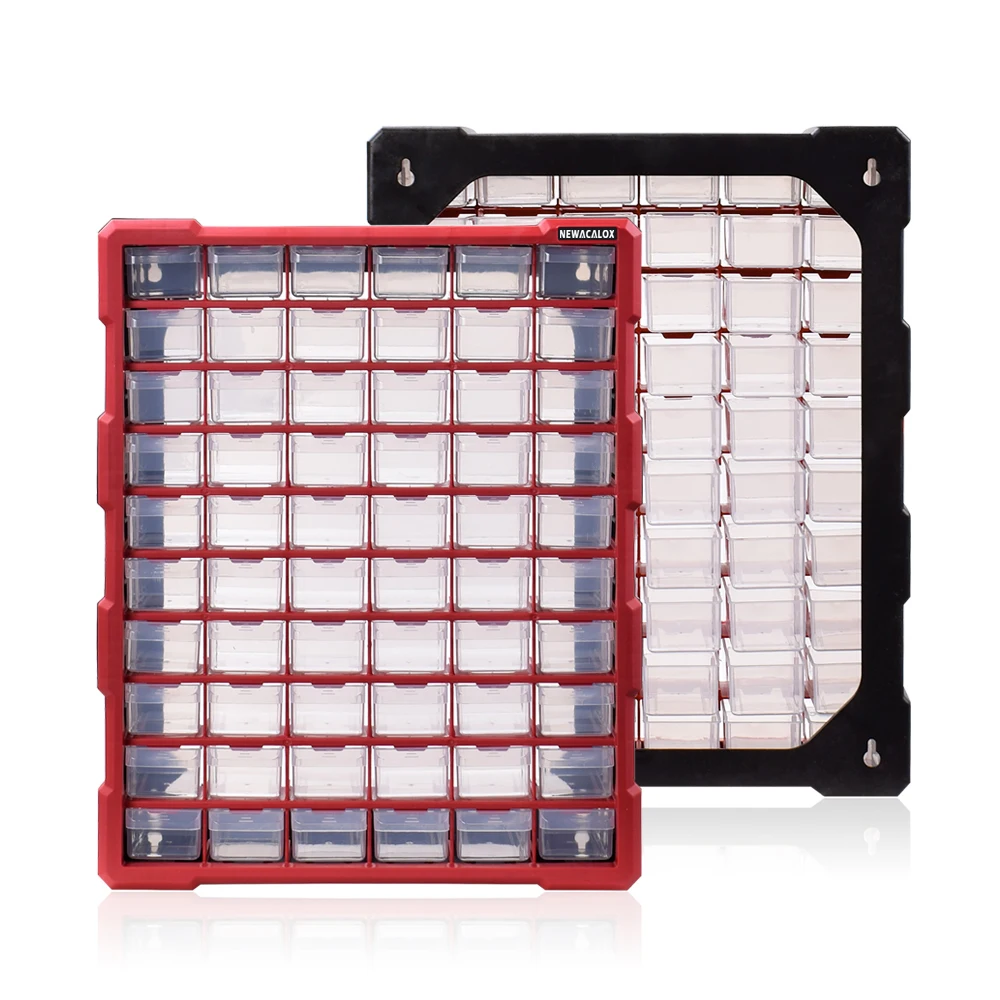 Skup NEWACALOX 39 szuflada duży Organizer sprzęt i szafka na narzędzia gospodarstwa domowego pudełko plastikowe małe przechowywanie części Multi trumny Case