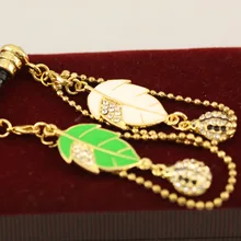 Leaf Божья коровка стиль Взрыв Анти-пыль наушники отверстие пылезащитный Разъем для универсального мобильного телефона наушники 3,5 мм пылезащитный Разъем