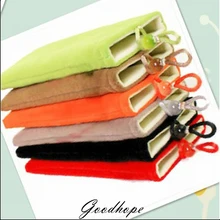 Мягкий бархат рукава сумка чехол Чехол для украшения из бисера мобильный телефон Запасные Аккумуляторы для телефонов procect хранения упаковки Сумки 4.3 дюйма