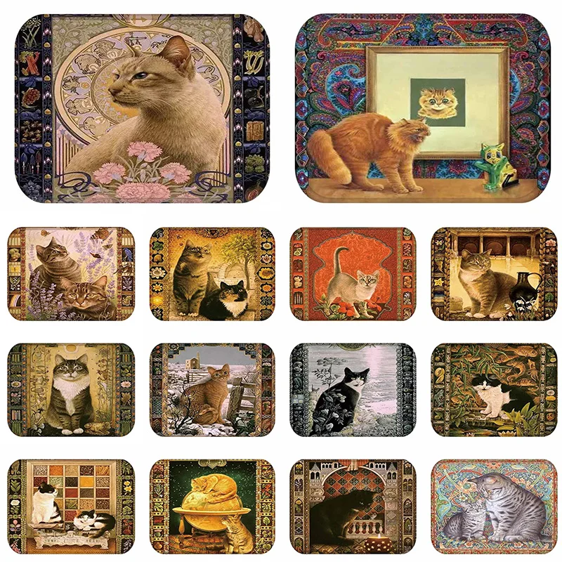 40x60cm New Cartoon Style Lovely Cat Anti-slip Floor Mat Outdoor Rugs Animal Front Door Mats Kitchen Mat for Living Room 40x60cm New Cartoon Style Lovely Cat Anti-slip Floor Mat Outdoor Rugs Animal Front Door Mats Kitchen Mat for Living Room