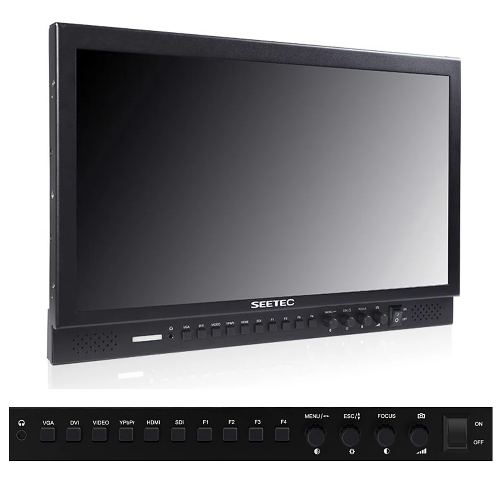 Seetec 17," ips 1920x1080 портативный вещательный монитор с 3G-SDI HDMI AV YPbPr 1080p монитор, алюминиевый чехол P173-9HSD-CO