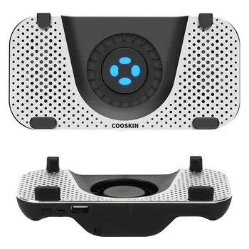

Game Pad Mobile Phone Cooler Cooling Fan Gamepad Holder Stand Quality Aluminum Alloy Radiator Mute Fan for 4-7 inch Smartphone