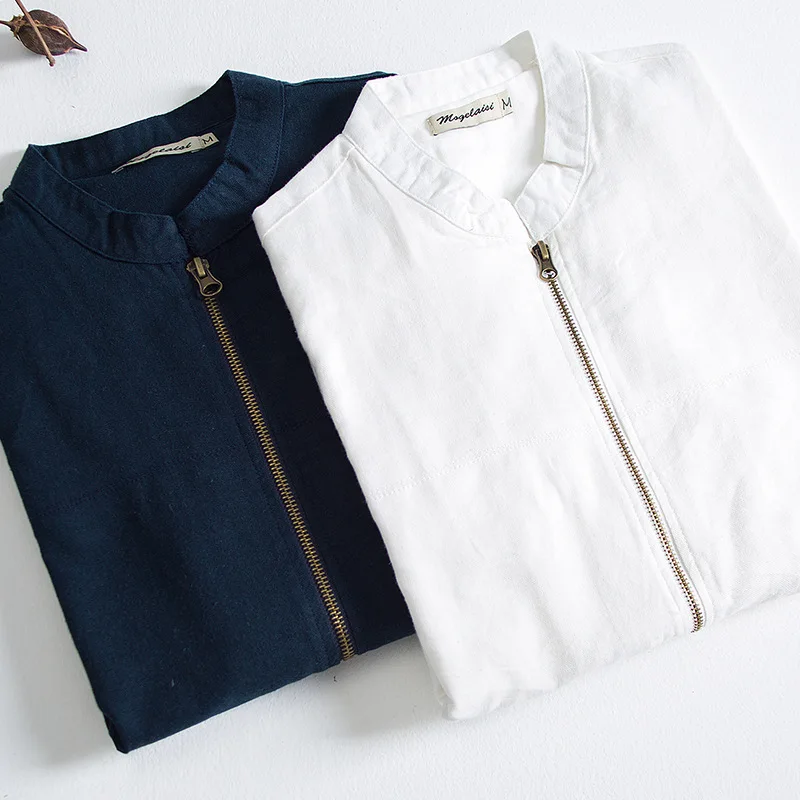 

Japan Style Mens Thin Jackets Mandarin Collar Linen Jacket Males Slim Fit Blazers Clothing Casual Long Sleeve Hemp Blazer XXXL