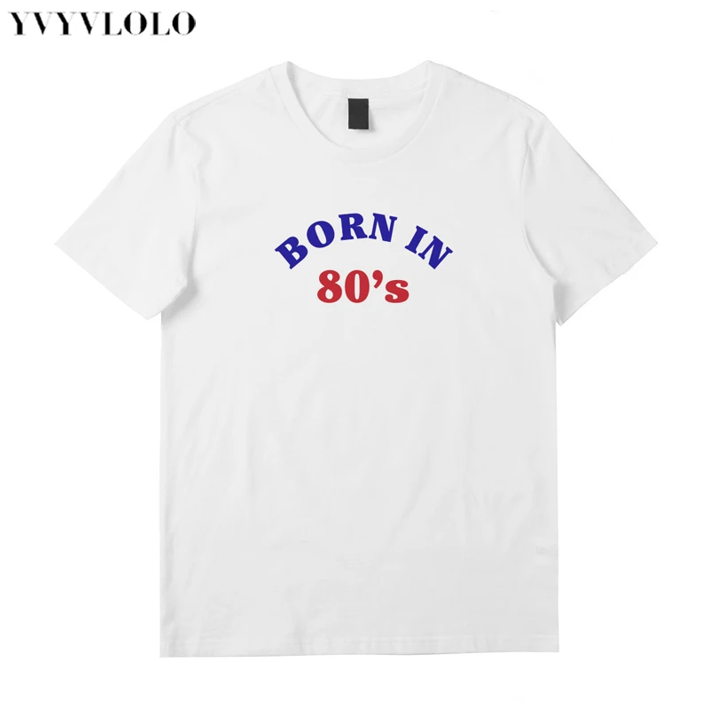 

YVYVLOLO White T shirt Women Vintage Letter Print Cotton Tshirt 2018 Summer Fashion Harajuku Tops funny shirt women