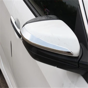 

WELKINRY car auto cover For Honda Civic 2016 2017 2018 2019 generation 10 ABS chrome side wing fender rearview door mirror trim