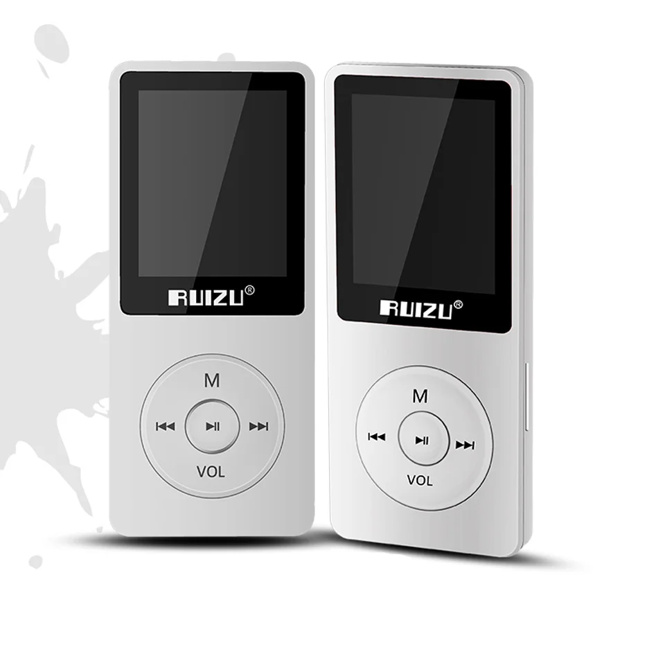 Английская версия Ультратонкий MP3 плеер с 8 ГБ/16 ГБ хранения 1 дюймов экран может