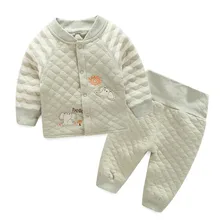 2017 new Organic cotton baby sets 100% safe for newborn baby clothes , top + bottom 2 pc/set spring autumn baby boy clothes