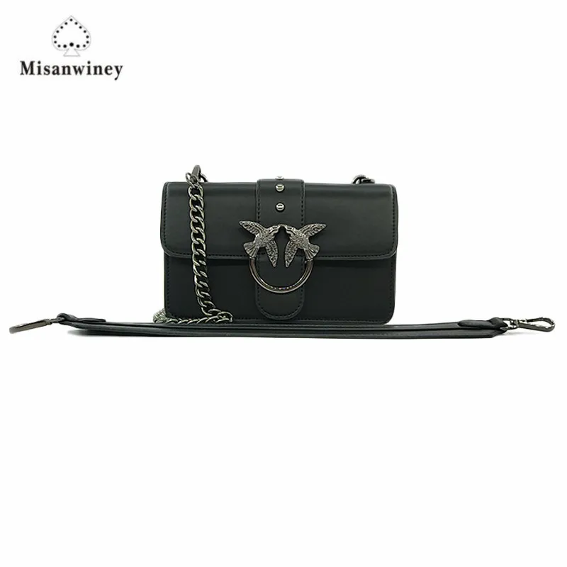 

2018 Female Brand Hand Bag Woman Messenger Bags Lady Rivet chain Women Fashion Leather Shoulder Bag Girl Crossbody Bags