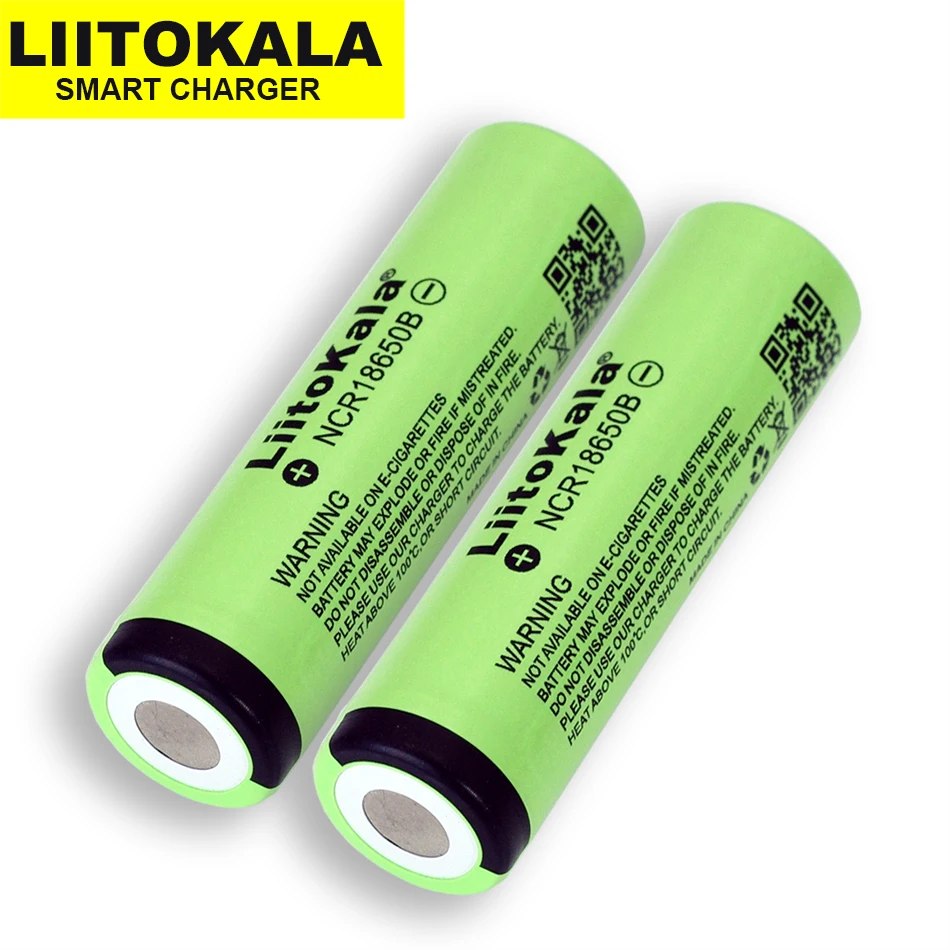 Liitokala 18650 3400mAh литиевая батарея NCR18650B 3,7 V батареи для фонариков ues