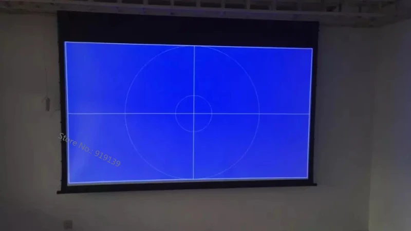 Motorized Tab-tension projection screen pic 24