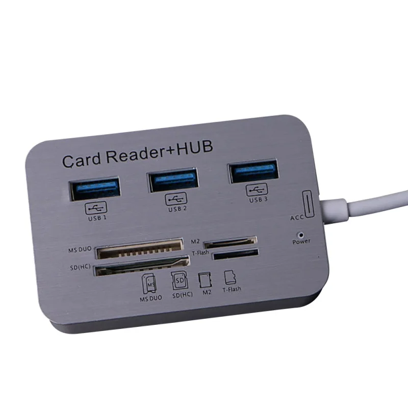 USB 3 0 Hub 3 Ports USB Interface Card Reader Combo Splitter Combination High quality USB 5