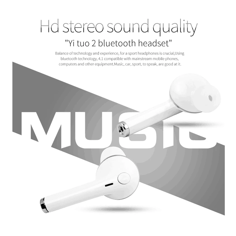 Топ Bluetooth гарнитуры Беспроводной наушники Малый музыка вкладыши Шум отмена
