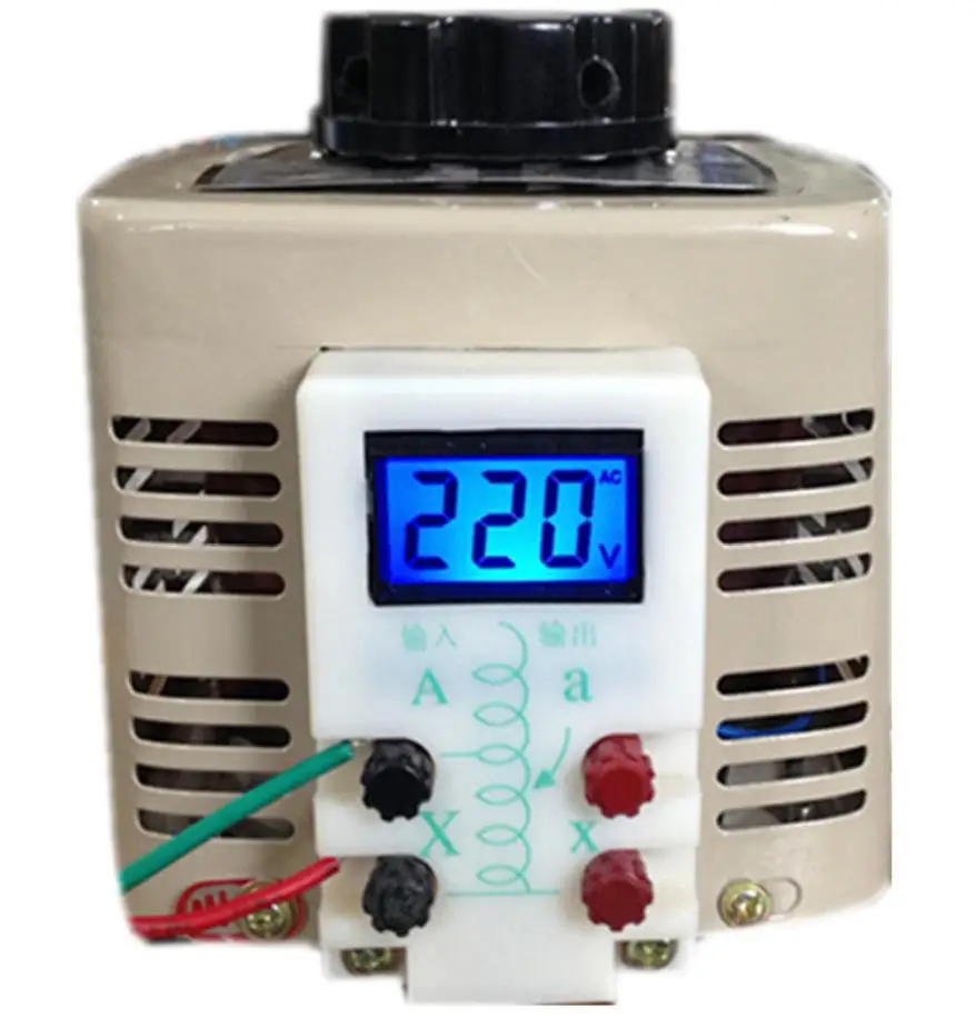 500W LCD digital display Household single phase Voltage Regulators 0