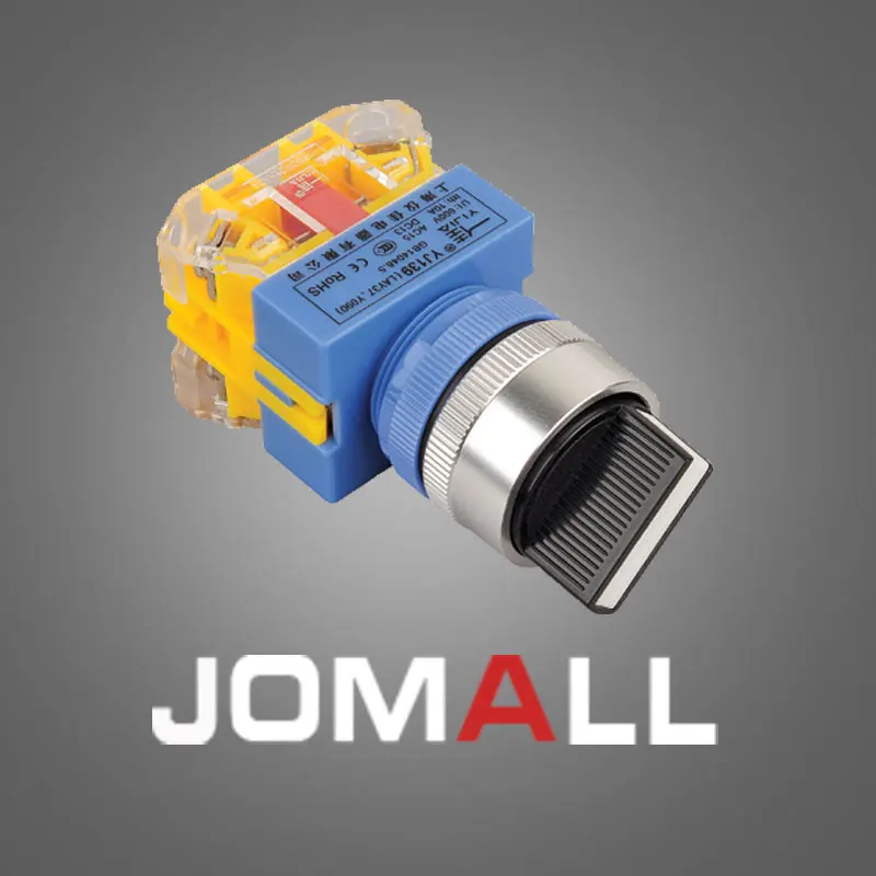 

LAY37-20X/31 three position illuminated maintained selector switch