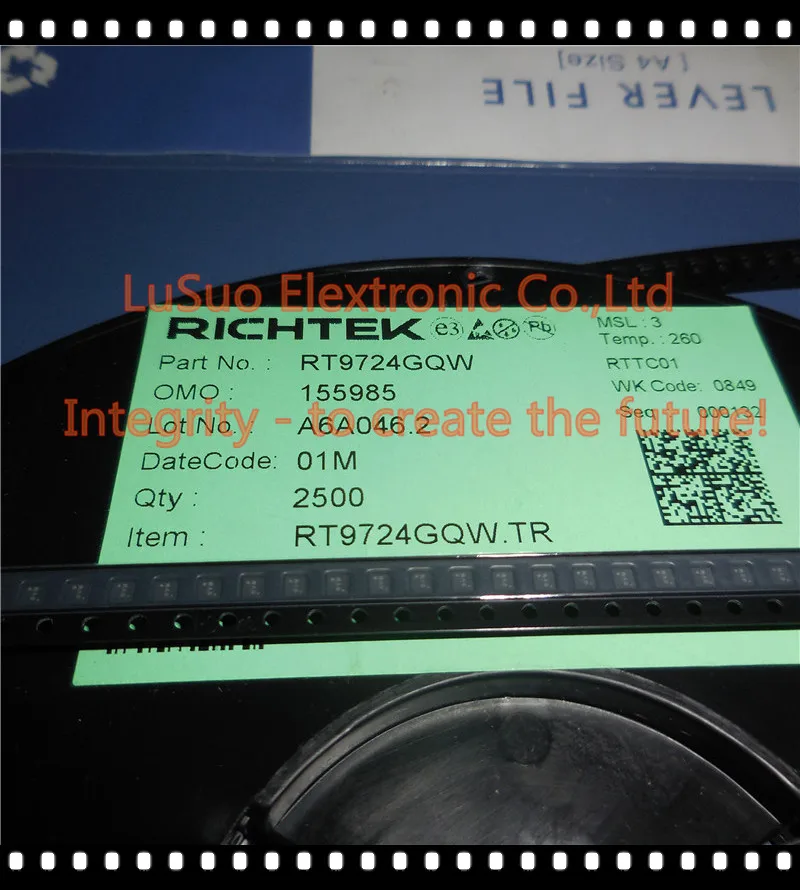 50PCS RT9724GQW RT9724 2A Slew Rate Controlled Load Switch