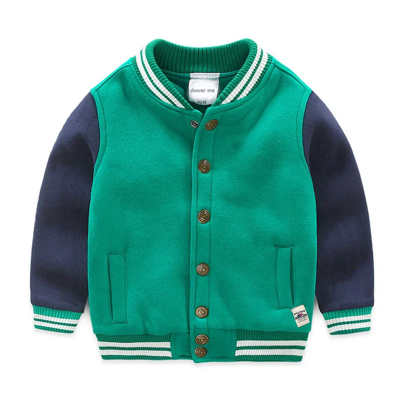 Kids Boys Casual Jackets Toddler Outdoor Coats Boys Baseball Coats