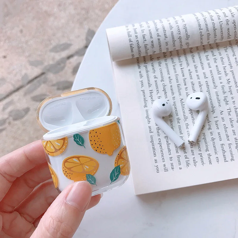 Милый Фламинго Жесткий Чехол для Apple Airpods чехол для наушников Защитный чехол для Airpods 1/2 гарнитура аксессуары противоударный корпус