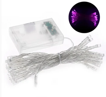 

4M 40 LEDs Mini LED String Fairy Lights Xmas Lamp AA Battery Operated Decoration Lights for Christmas New Year Party Festival