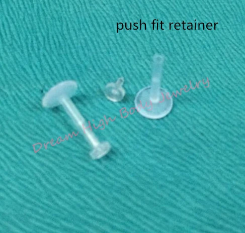 Yaalozei 16G Clear Push Top Piercing Retainers Clear Bioflex 2MM CZ Labret Monroe Lip Ring Cartilage Tragus Helix Earrings Stud Body Jewelry Piercing 30pcs-36pcs