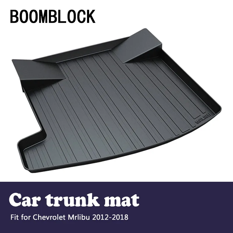 

BOOMBLOCK For Chevrolet Malibu 2012 2013 2014 2015 2016 2017 2018 Waterproof Anti-slip Car Trunk Mat Tray Floor Carpet Pad