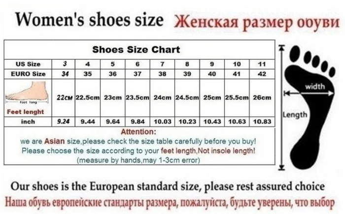 women size chart