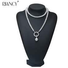 Fashion high quality Long Necklace Natural Pearls Freshwater Pearls Jewelry For Wedding Women 900mm pearls