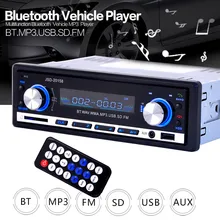 Bluetooth беспроводной автомобильный стерео радио аудио MP3 плеер в-dash USB FM SD AUX микрофон Пульт дистанционного управления Hands-free телефонные звонки