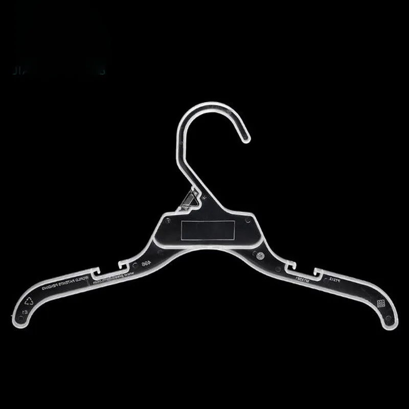 200 قطع 30*18 سنتيمتر البلاستيك واضحة الأطفال شماعات رفوف الاطفال طفل رضيع الملابس الغسيل تخزين الملابس خزانة ZA6464