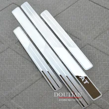 For vw Passat B5 B6 B7 Door Sills Scuff Plate Stainless Steel Welcome Pedal Car Accessories car stainless steel door sills scuff plate fit for 2017 hyundai solaris hatchback sedan dual tone door sills