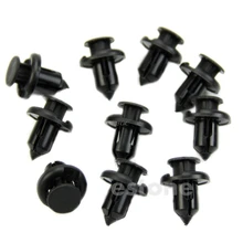 Car Plastic Rivet Bumper Fastener Clip Retainer Screw Fender For Honda Acura 10pcs/set JUN12_15