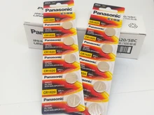 10pcs/lot New Original Panasonic CR1620 Button Cell Coin Batteries CR1620 Car Remote Control Electric Alarm 3V Lithium Battery
