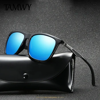 

TAMWY BRAND DESIGN Classic Polarized Sunglasses Men Women Driving Square Frame Sun Glasses Male Goggle UV400 Gafas De Sol A536