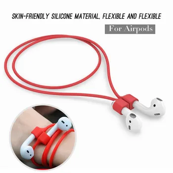 

For Apple Airpods Protective Rope Earphone Cable Cord Strap Anti Lost Magnetic Loop String Rope for Air Pods