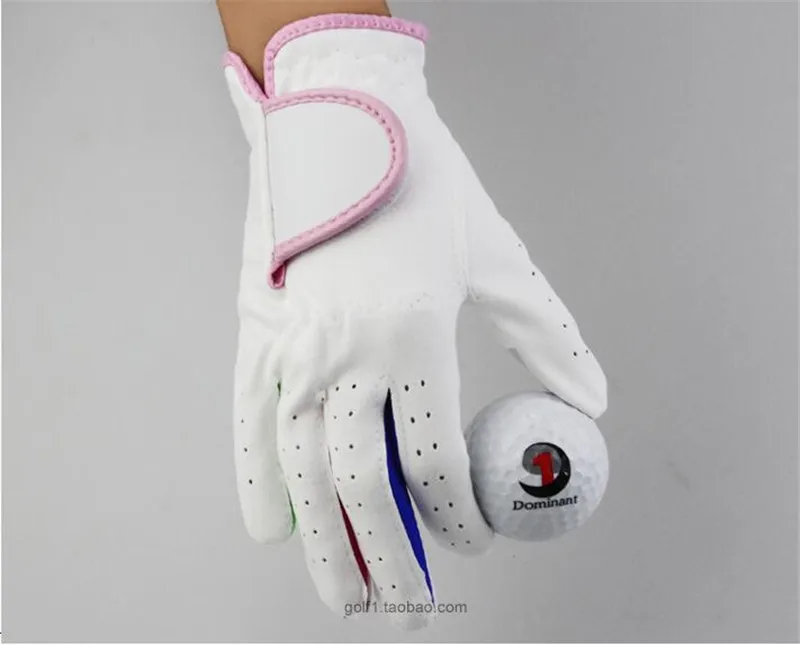 1 Pair Child Golf Gloves Breathable Fabric Sports Wearable Golf Clubs