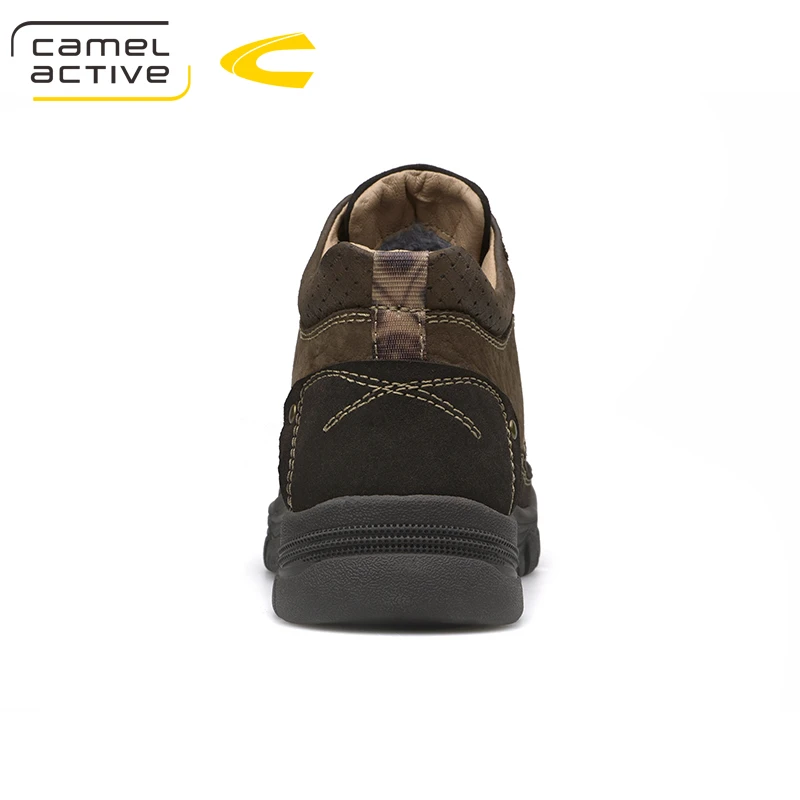 Camel Active/новые уличные зимние ботинки высокого качества; мужские ботинки для верховой езды; Роскошные ботильоны из натуральной коровья кожа Мода
