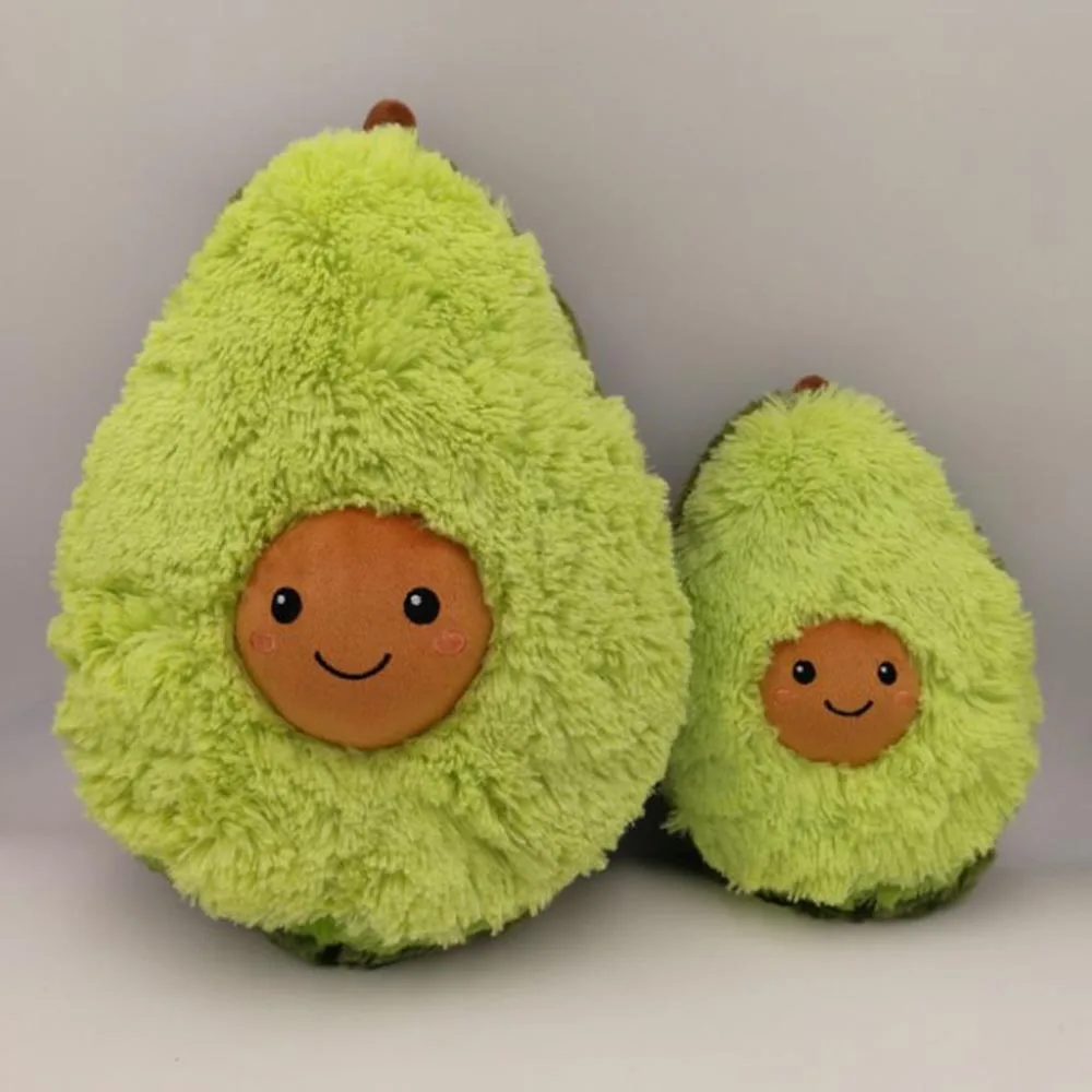 Christmas Cute Animals Avocado Plush Toys Stuffed Dolls Cushion Baby New Year Pillow For Kids Children Gift Bolster