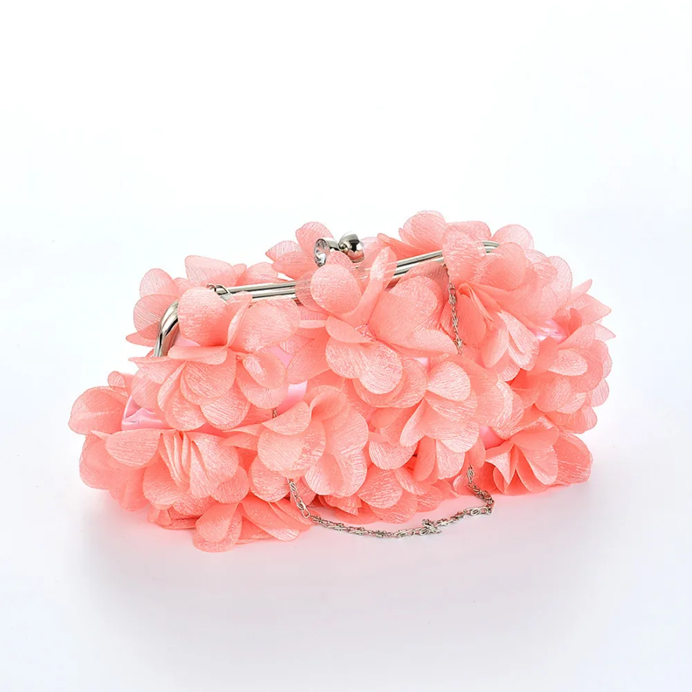 

Emarald Elegant Flower Handbag Women Evening Party Bag Wedding Bag Casual Clutch Chain Strap Women Shoulder Messenger Bags